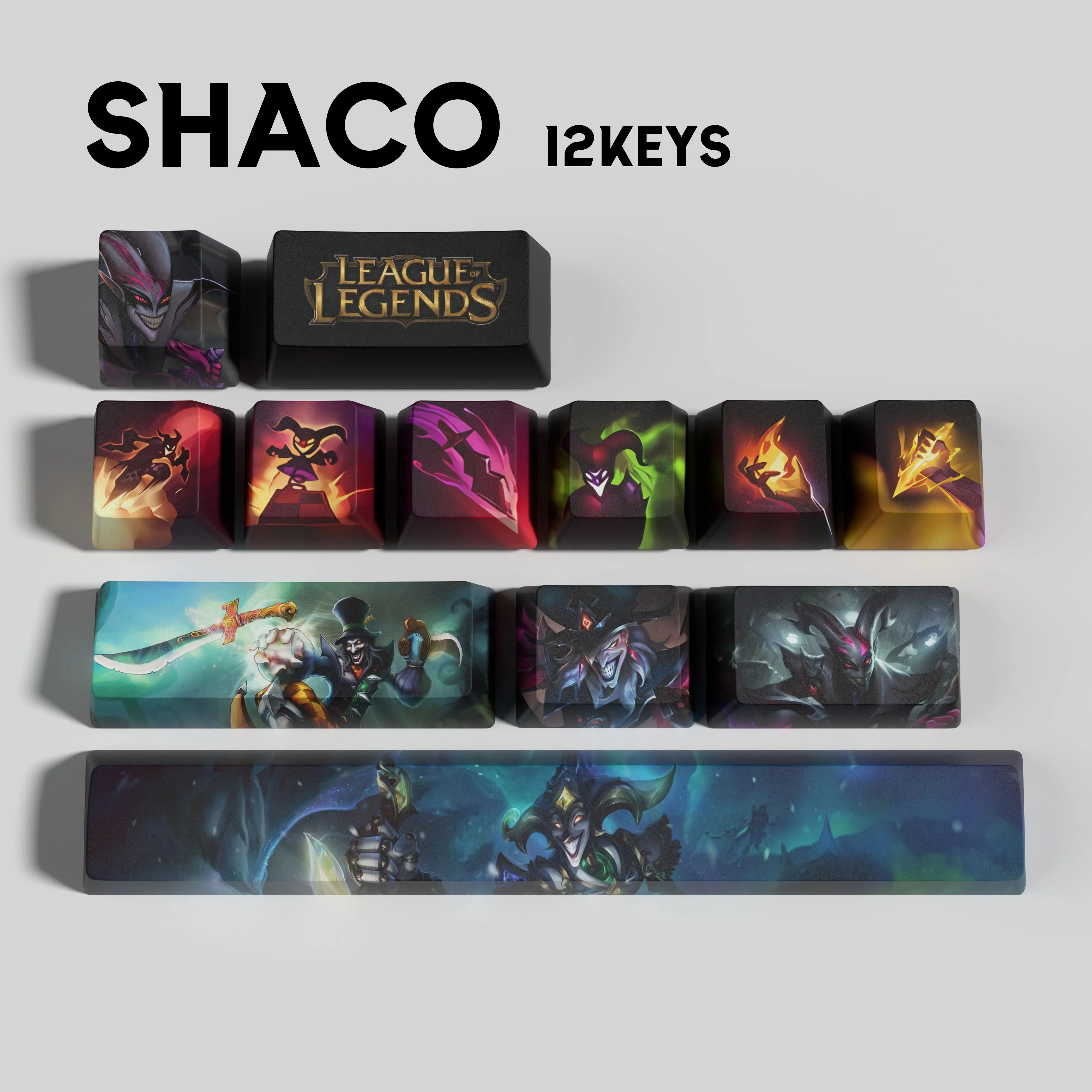 SPECIAL EDITION LEAGUE OF LEGENDS Shaco KEYCAPS – RealG