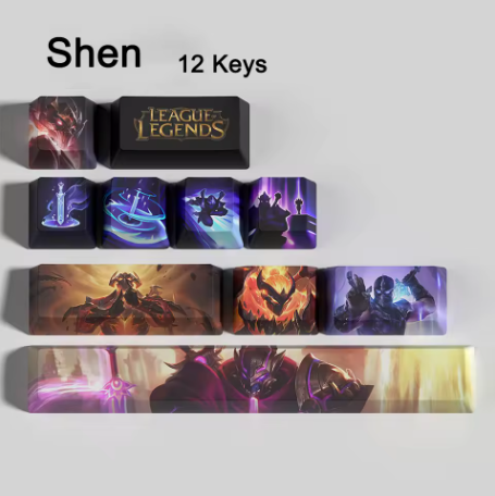 SPECIAL EDITION LEAGUE OF LEGENDS Shen KEYCAPS