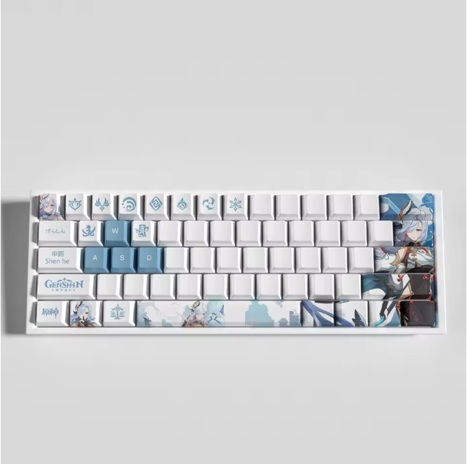 Genshin Impact Shen He Keycaps – Limited Edition (29 Keys)