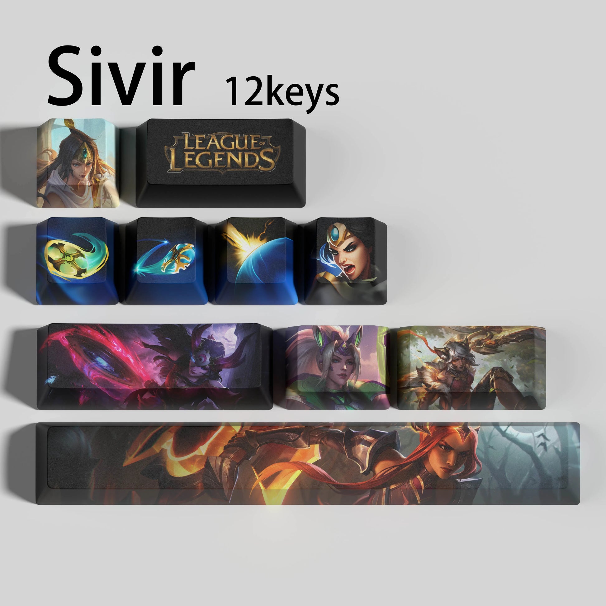 SPECIAL EDITION LEAGUE OF LEGENDS Sivir KEYCAPS