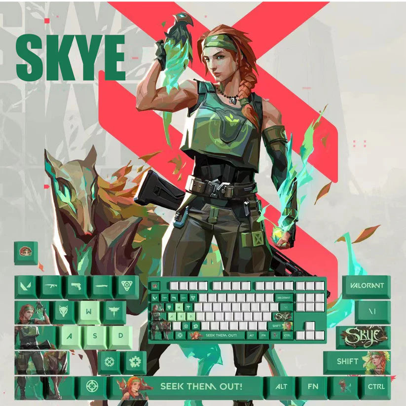 Valorant SPECIAL EDITION Skye keycaps KEYS: 29, 14