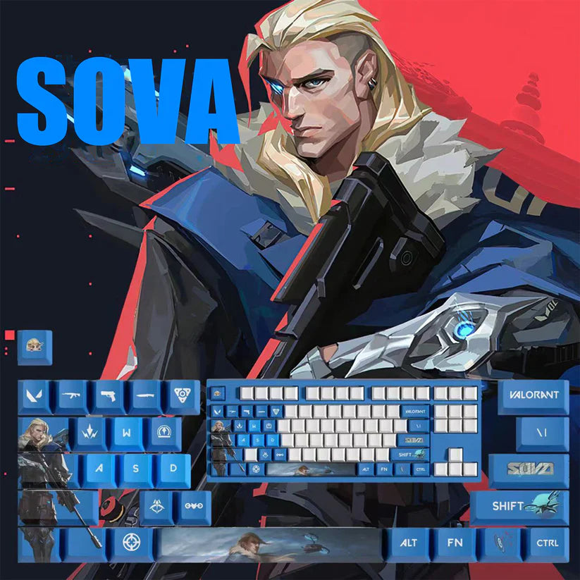 Valorant SPECIAL EDITION SOVA keycaps KEYS: 29, 14