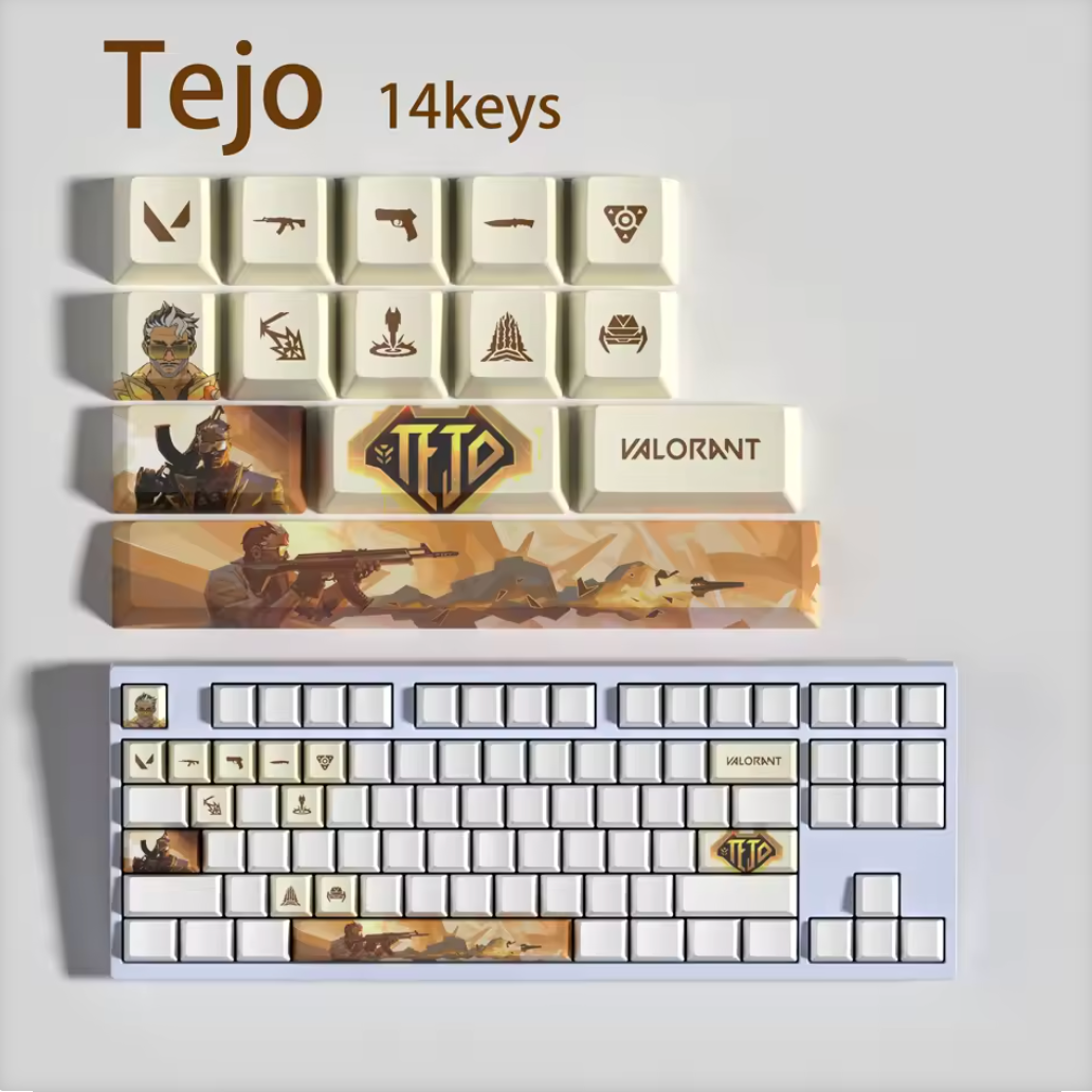Valorant SPECIAL EDITION Tejo keycaps KEYS: 29, 14