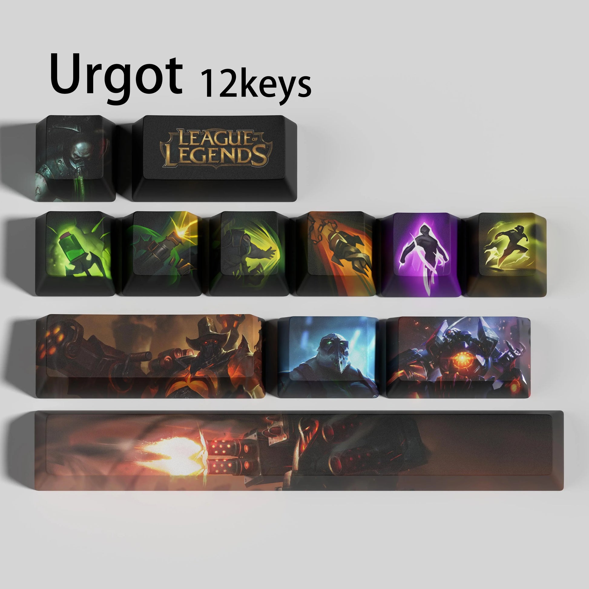 SPECIAL EDITION LEAGUE OF LEGENDS Urgot KEYCAPS