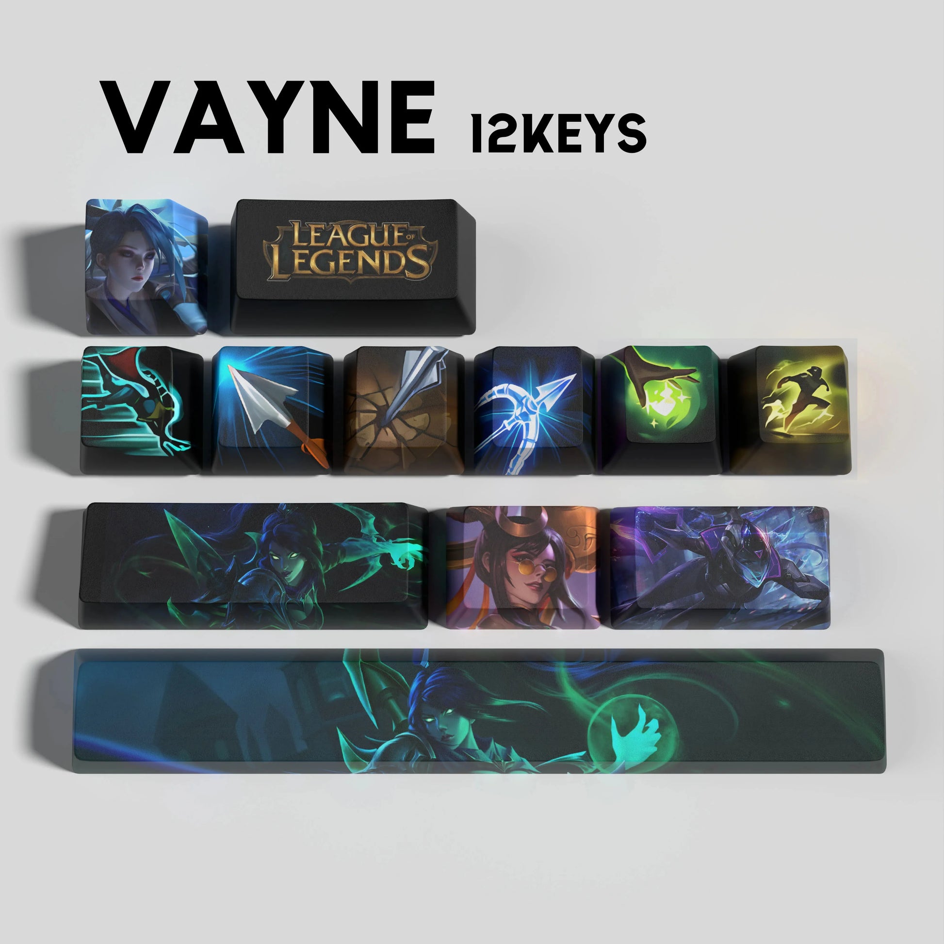 SPECIAL EDITION LEAGUE OF LEGENDS Vayne KEYCAPS
