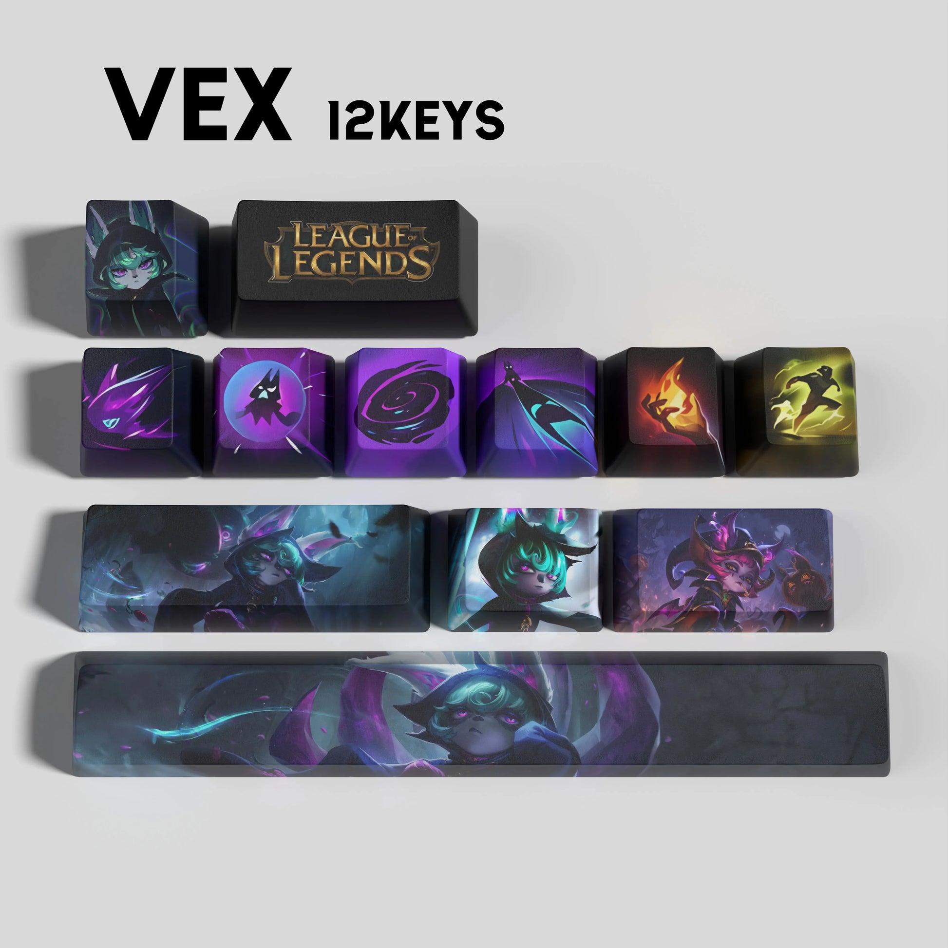SPECIAL EDITION LEAGUE OF LEGENDS Vex KEYCAPS