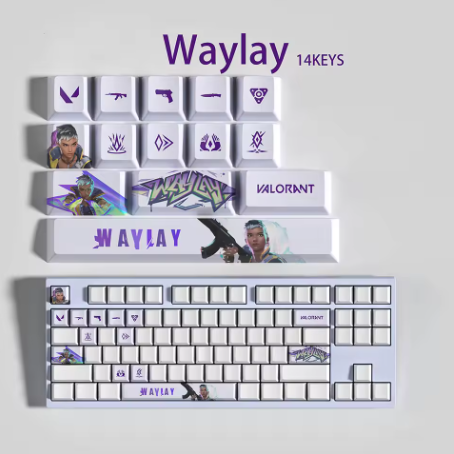 Valorant SPECIAL EDITION Waylay keycaps KEYS: 29, 14