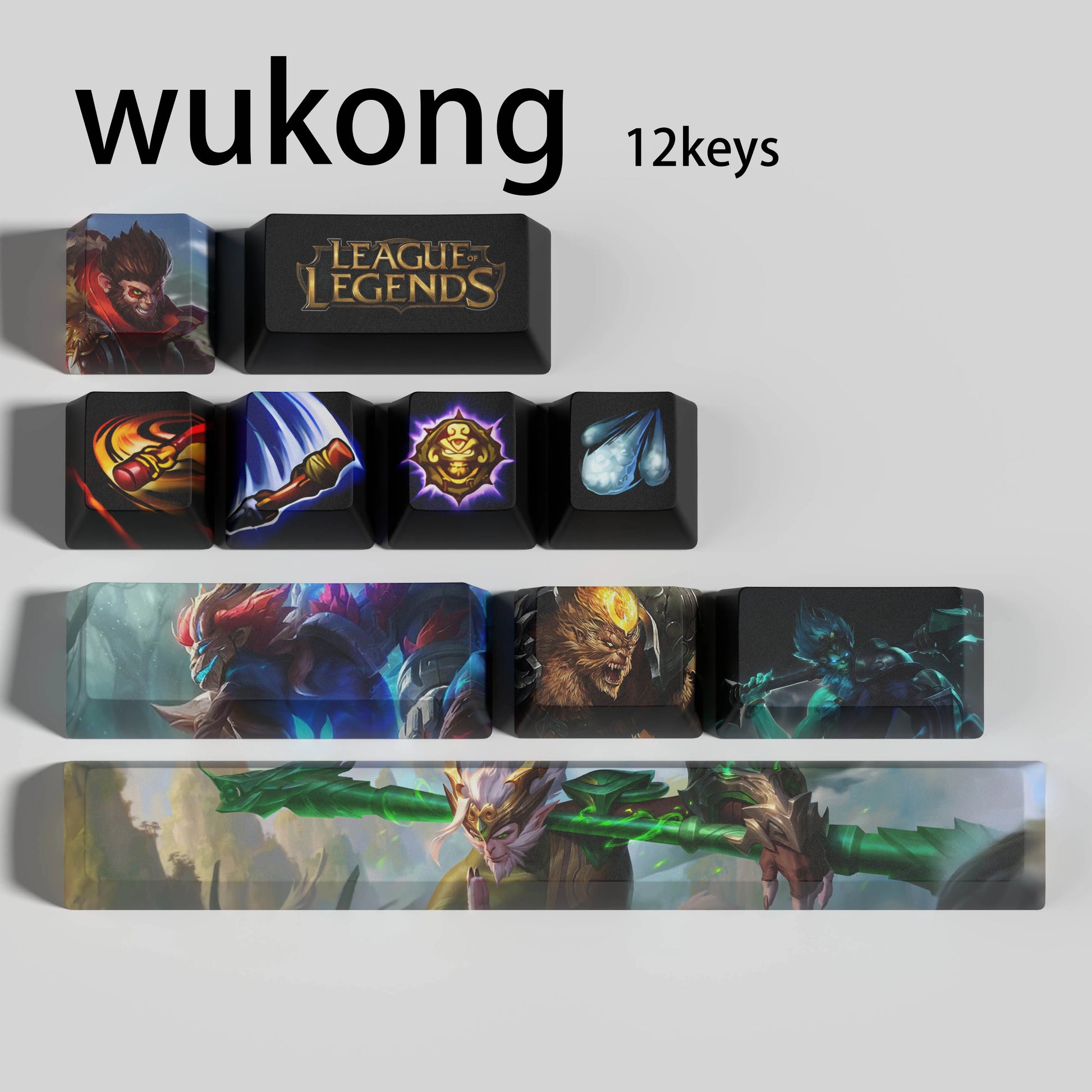 SPECIAL EDITION LEAGUE OF LEGENDS Wukong KEYCAPS