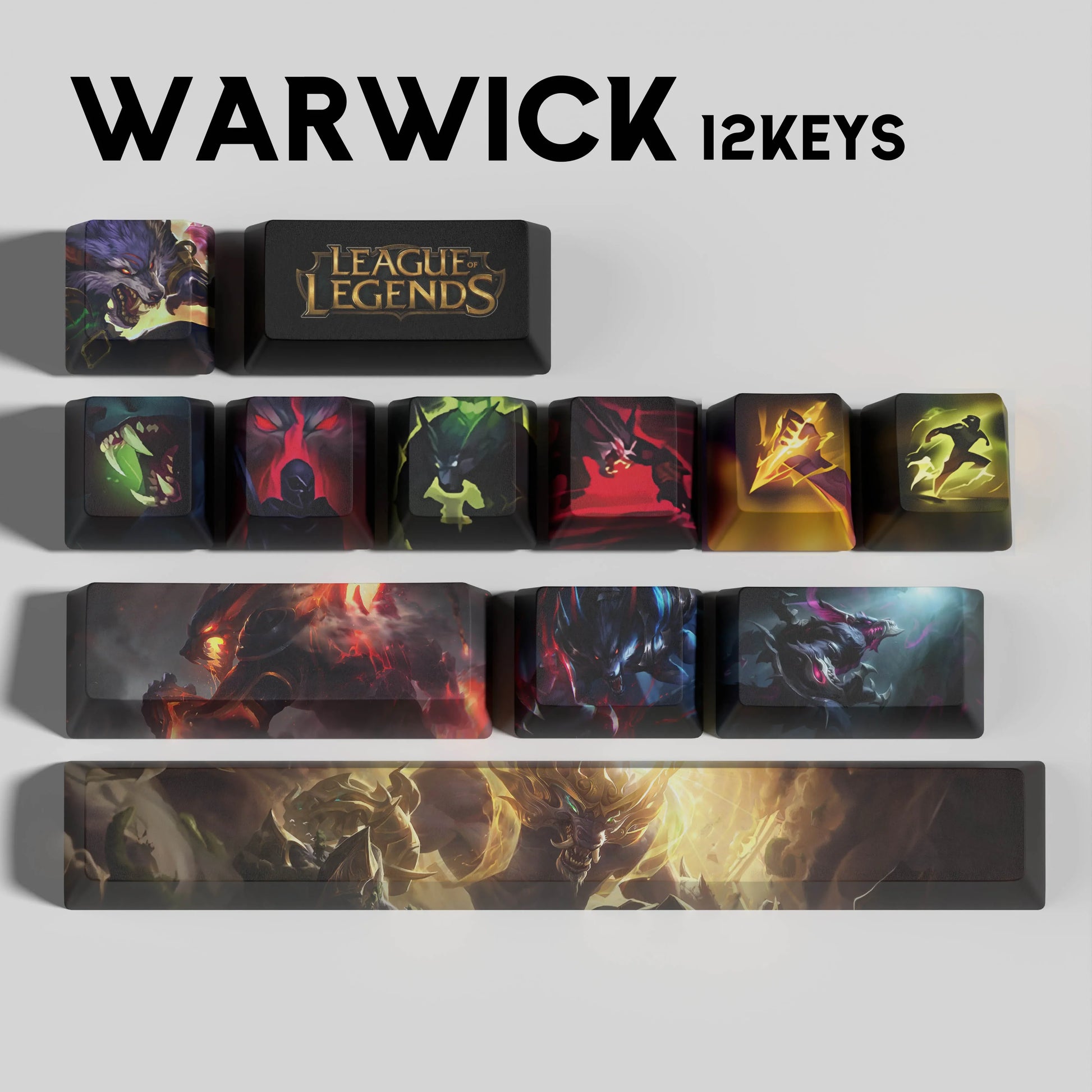 SPECIAL EDITION LEAGUE OF LEGENDS Warwick KEYCAPS