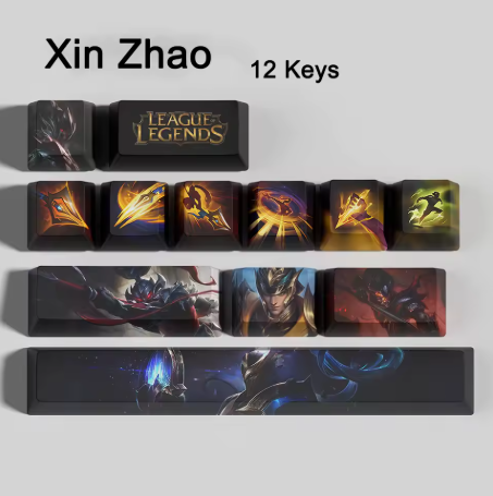 SPECIAL EDITION LEAGUE OF LEGENDS Xin Zhao KEYCAPS