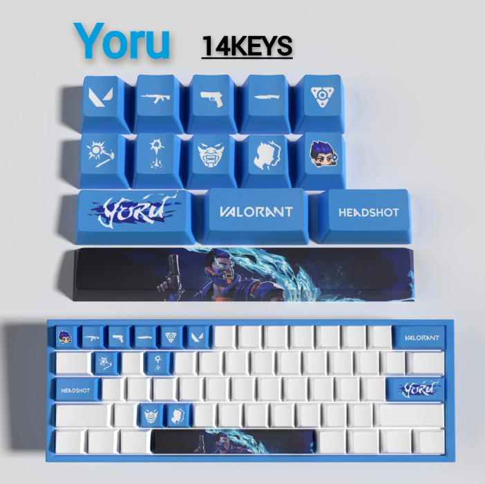 Valorant SPECIAL EDITION Yoru keycaps KEYS: 29, 14