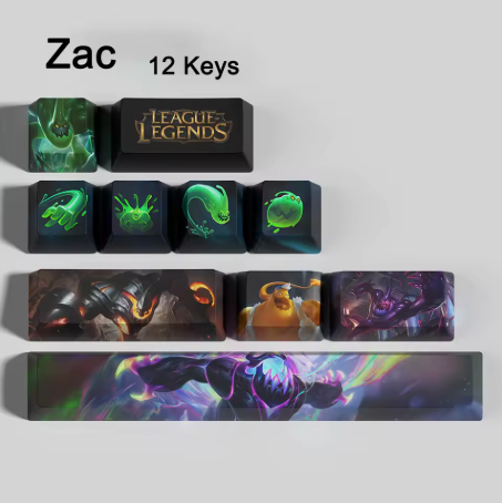 SPECIAL EDITION LEAGUE OF LEGENDS Zac KEYCAPS