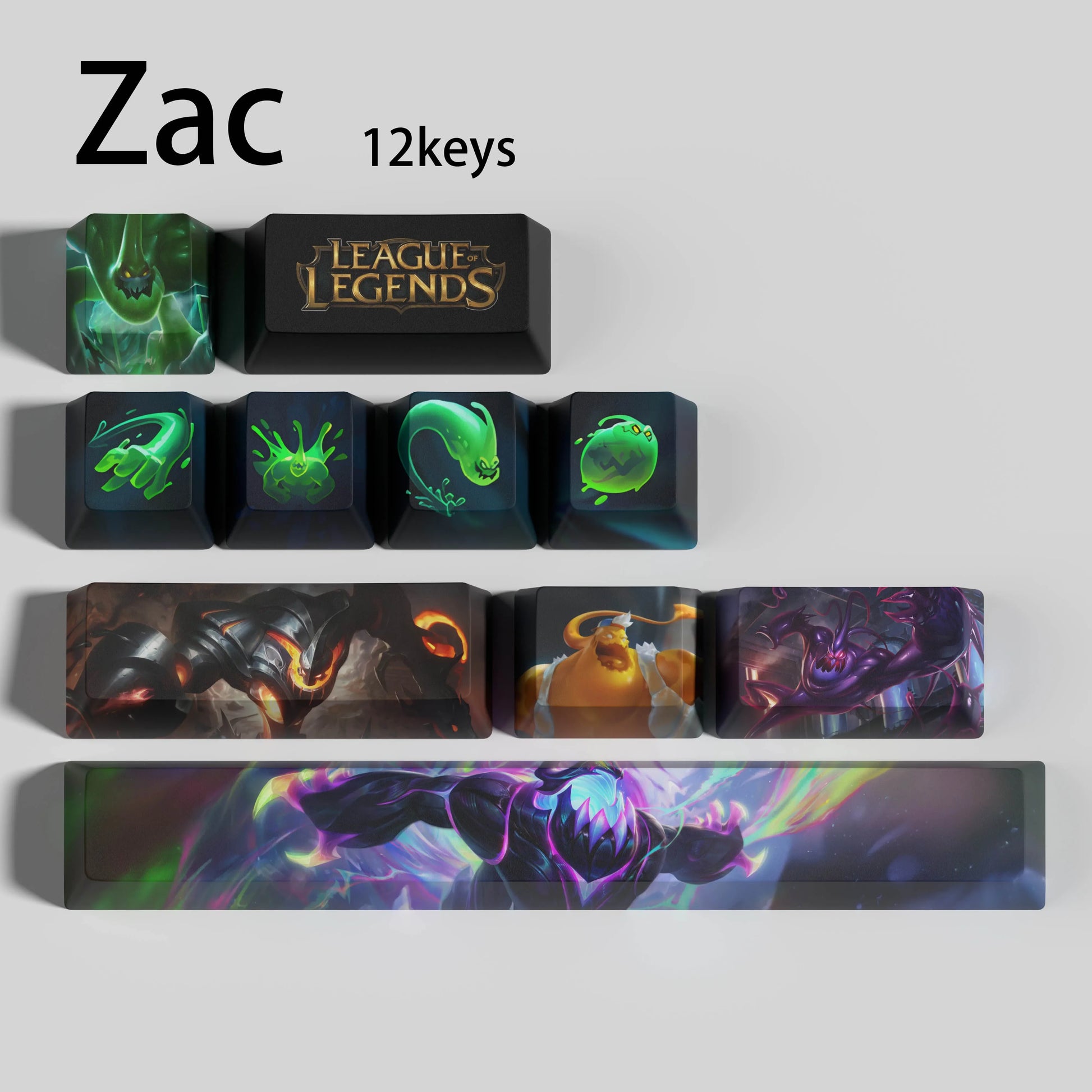 SPECIAL EDITION LEAGUE OF LEGENDS Zac KEYCAPS