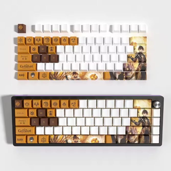 Genshin Impact Zhong Li Keycaps – Limited Edition (29 Keys)