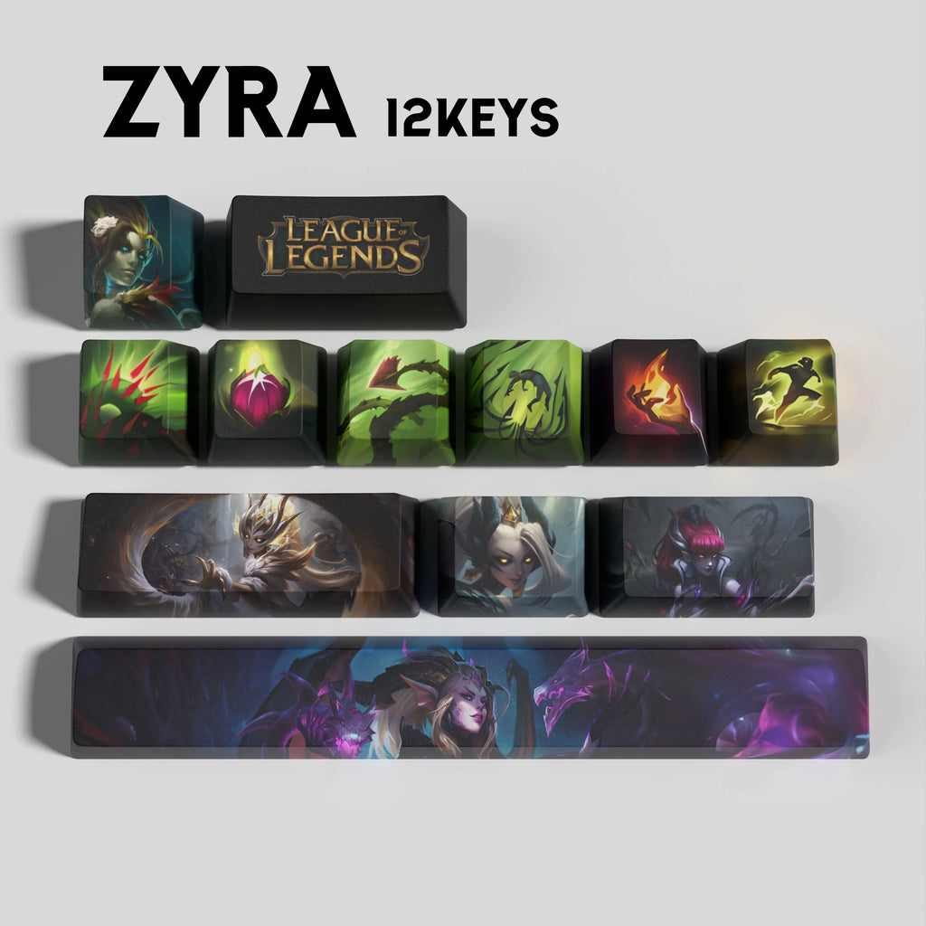 SPECIAL EDITION LEAGUE OF LEGENDS Zyra KEYCAPS